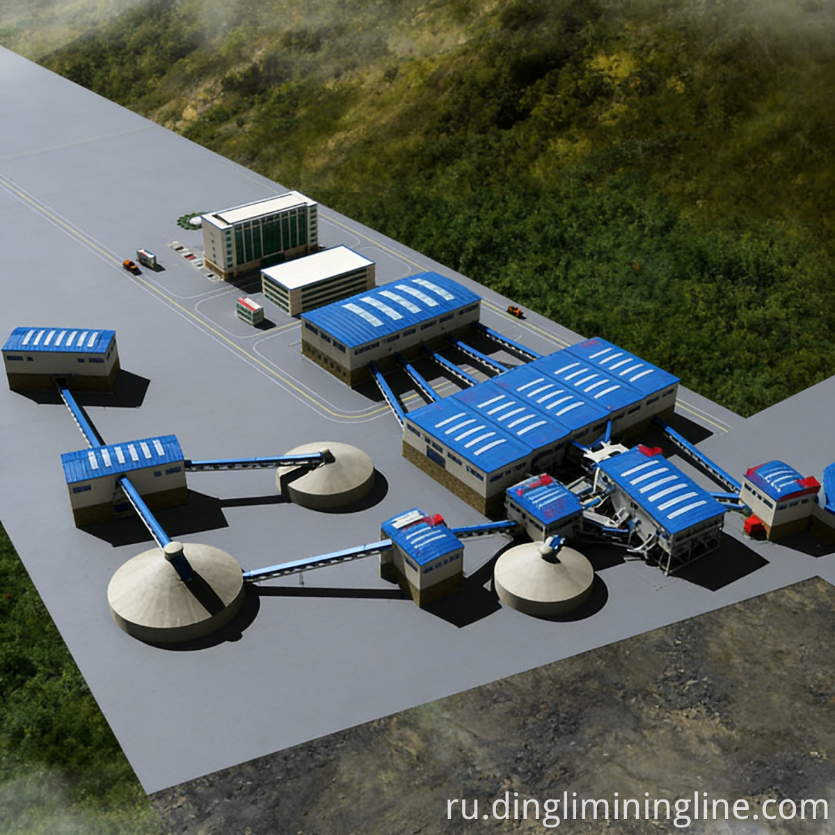 Impact Crusher Stone Line